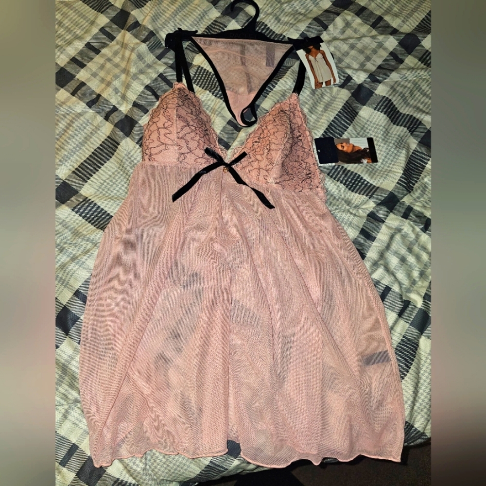 Pink lingerie